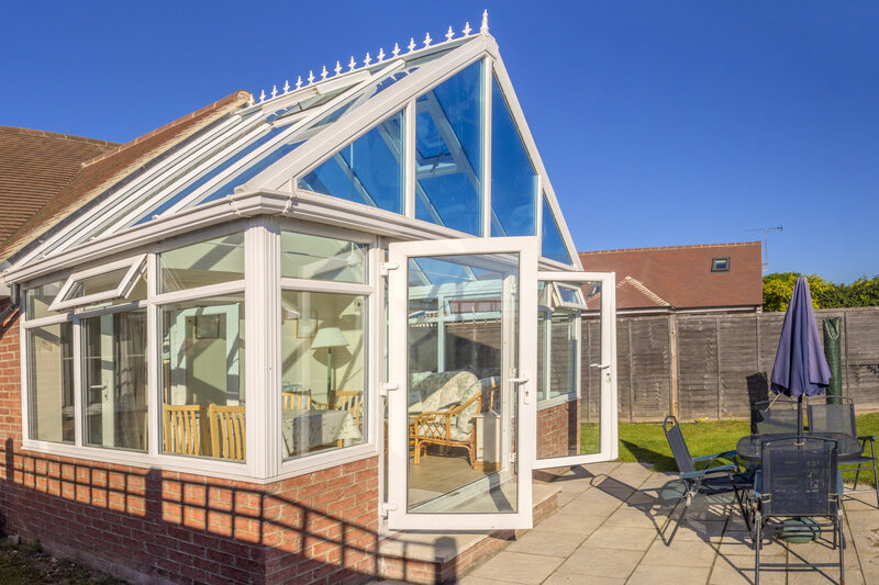 Glass Conservatory in West Yorkshire United Kingdom